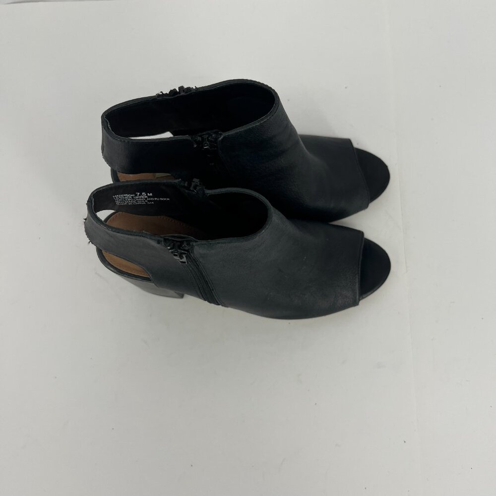 Steve Madden Maddison Open Toe Block Heel Bootie - Picture 3 of 14